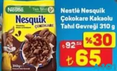 NESTLE NESQUİK ÇOKOKARE KAKAOLU TAHIL GEVREĞİ 310 G